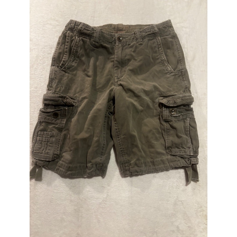 American Eagle‎ Y2K Shorts Men's 32 Vintage Thrashed Cargo Grunge Outdoor Hiking